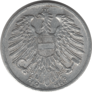 1946 Austria 1 Schilling Coin (KM# 2871 Schn# 70)