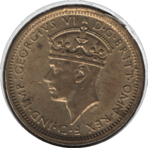 1943 British West Africa 6 Pence Coin (KM# 22)