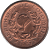 '1967 Colombia 1 Centavo Coin Re Punched ''9'' (KM# 205a Schn# 25a Hernández# 336 Restrepo# 352)'