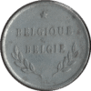 1944 Belgium 2 Francs Coin WWII Issue (KM# 133 Mor# 501 LA# BFM-121 Schn# 95)