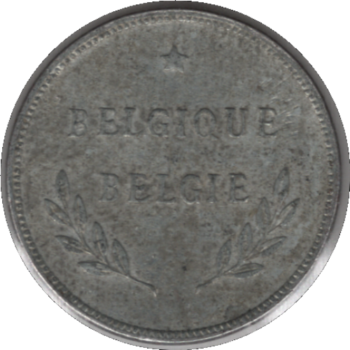 1944 Belgium 2 Francs Coin (KM# 133 Mor# 501 LA# BFM-121 Schn# 95)