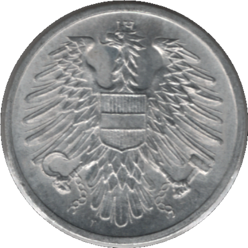 1966 Austria 2 Groschen Coin (KM# 2876 Schn# 64)
