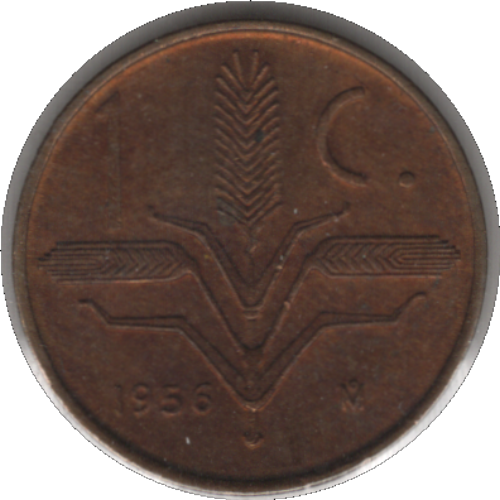 1956 Mexico 1 Centavo Coin (KM# 417 Schn# 41)