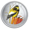 2012 25c Birds of Canada: Evening Grosbeak - Coloured Coin