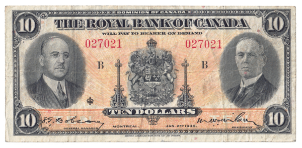 1935  Dollars The Royal Bank of Canada