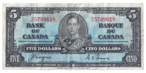1937  Dollar The Bank of Canada