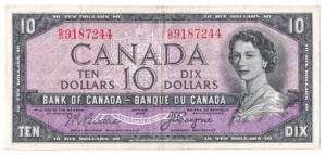 '1954  Dollar The Bank of Canada DEVIL''S FACE'