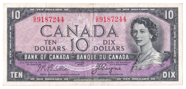 '1954  Dollar The Bank of Canada DEVIL''S FACE'