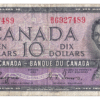 '1954  Dollars The Bank of Canada DEVIL''S FACE'