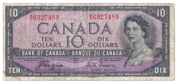 '1954  Dollars The Bank of Canada DEVIL''S FACE'