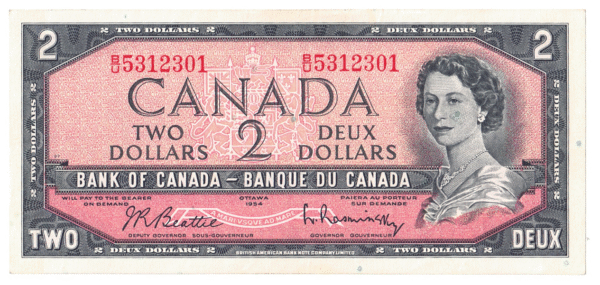 1954  Dollar Bank of Canada B/U Prefix