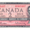 1954  Dollars Bank of Canada G/U Prefix