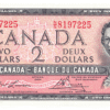 1954  Dollars Bank of Canada N/G Prefix