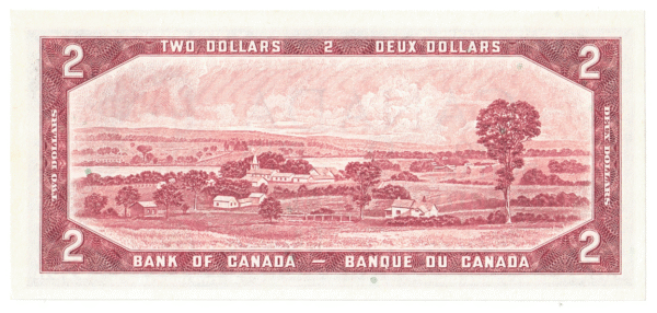 1954  Dollars Bank of Canada V/U Prefix