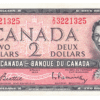 1954  Dollars Bank of Canada Z/U Prefix