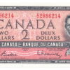 1954  Dollars The Bank of Canada E/U Prefix