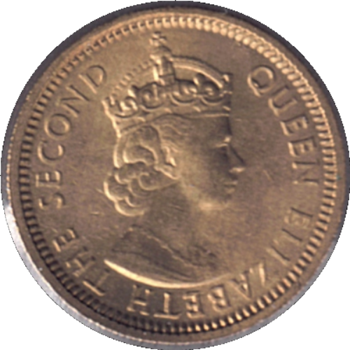 1965 Hong Kong 5 Cents Coin (KM# 29.1)