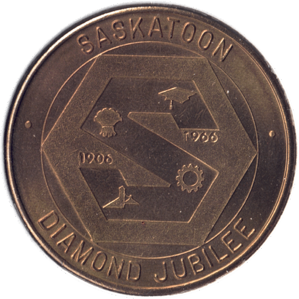 1966 Canada Pion-Era Trade Dollar Token - Saskatoon Saskatchewan (Pel# SK11)