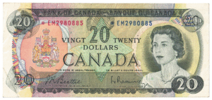 1969  Dollars The Bank of Canada *EM REPLACEMENT