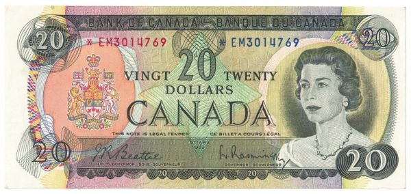 1969  Dollars The Bank of Canada *EM REPLACEMENT