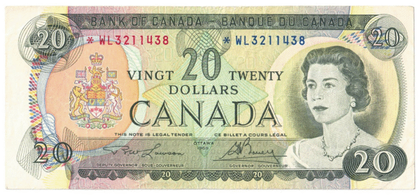 1969  Dollars The Bank of Canada *WL REPLACEMENT