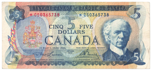 1972  Dollars The Bank of Canada *CS REPLACEMENT