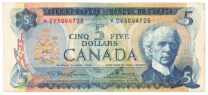 1972  Dollars The Bank of Canada *CV REPLACEMENT