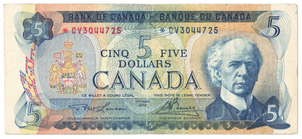 1972  Dollars The Bank of Canada *CV REPLACEMENT