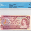 1974  Dollars The Bank of Canada TWO DIGIT RADAR CCCS Graded UNC-65