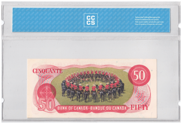 1975  Dollars The Bank of Canada CCCS Graded UNC-65