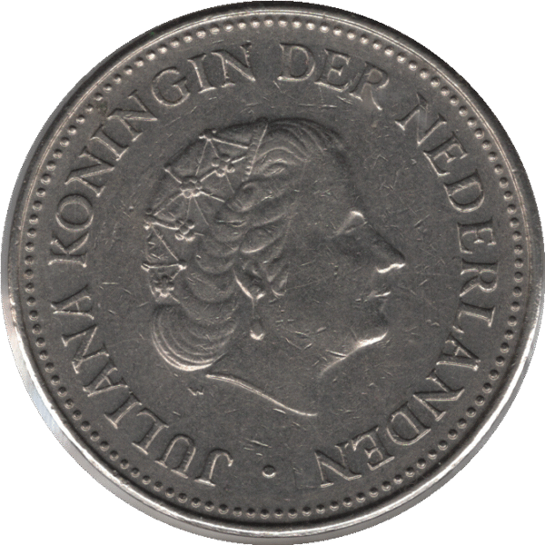 1979 Netherlands Antilles 1 Gulden Coin (KM# 12 Schn# 53)