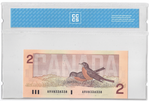 1986  Dollars The Bank of Canada TWO DIGIT RADAR CCCS Graded UNC-64