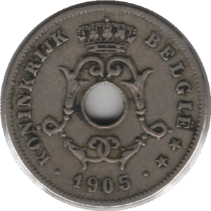 Belgium 1905 10 Centimes Coin Dutch Text (KM# 53 Schn# 12)