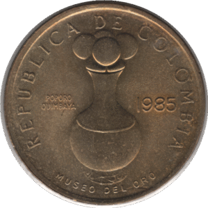 Colombia 1985 20 Pesos Coin (KM# 271 Restrepo# 438 Hernndez# 636-638)