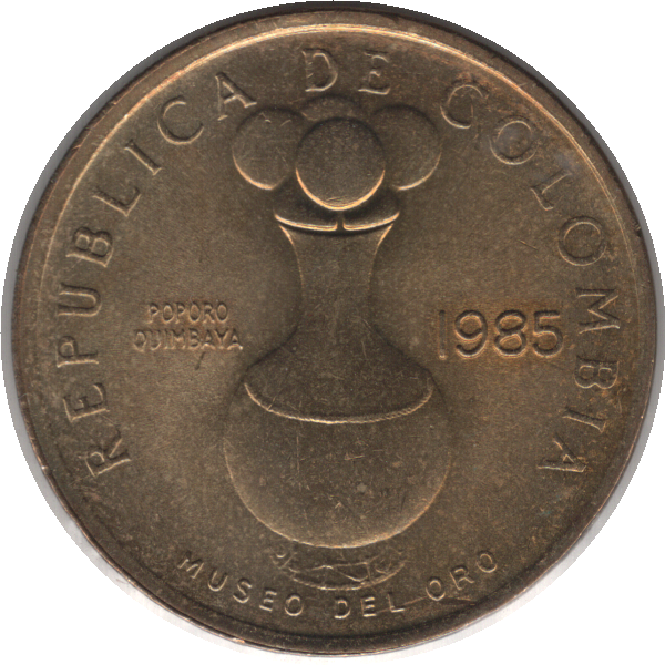 Colombia 1985 20 Pesos Coin (KM# 271 Restrepo# 438 Hernndez# 636-638)