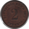 Germany 1913D 2 Pfennigs Coin (KM# 16 Schn# 11)