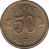 Iceland 1973 50 Aurar Coin (KM# 17 Schn# 15 SIEG# 20)