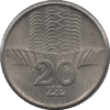 Poland 1973 20 Zlotys Coin (Y# 67 ParM# 245)