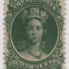1860 SC#11 Nova Scotia Queen Victoria 8 1/2 Cent Stamp VF Mint Hinged