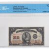 1923 25 Cents The Dominion of Canada Banknote CCCS VF-30