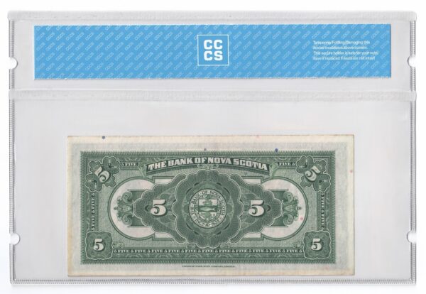 1935  Dollars The Bank of Nova Scotia Banknote CCCS Graded EF-40