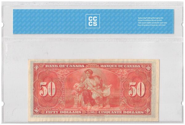1937  Dollars The Bank of Canada CCCS Graded EF-40