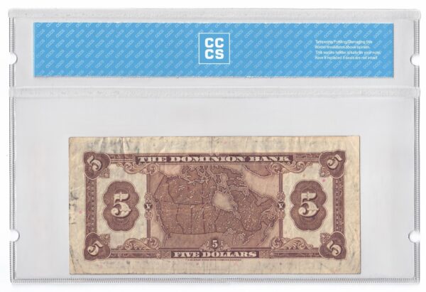 1938  Dollars The Dominion of Canada Banknote CCCS Graded VF-20