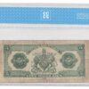 1943  Dollars The Royal Bank of Canada Banknote CCCS Graded F-15
