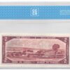 1954  Dollars The Bank of Canada Modified Portrait REPLACEMENT Banknote CCCS Graded EF-45