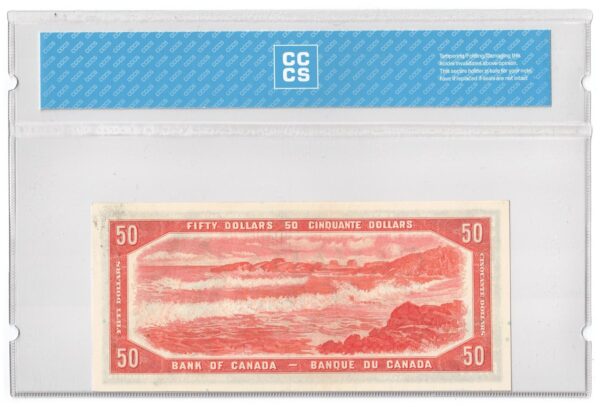 1954 50 Dollars Bank of Canada CCCS Graded UNC-63