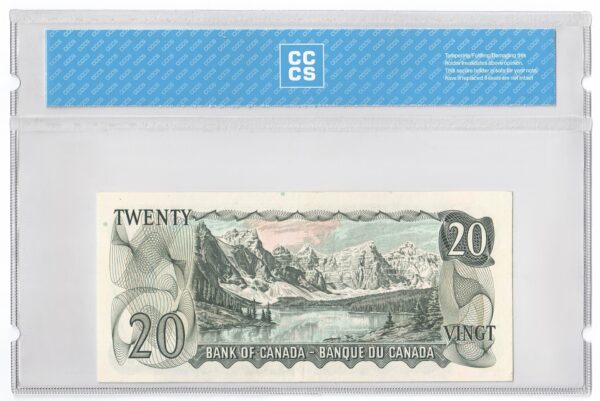 1969  Dollars The Bank of Canada THREE DIGIT RADAR/REPEATER Banknote CCCS Graded AU-50