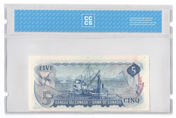 1972  Dollars The Bank of Canada Banknote CCCS Graded UNC-63