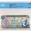 1972  Dollars The Bank of Canada Shot Run Banknote CCCS Graded UNC-63
