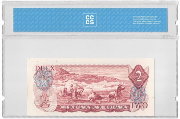 1974  Dollar The Bank of Canada TWO DIGIT RADAR CCCS Graded UNC-63